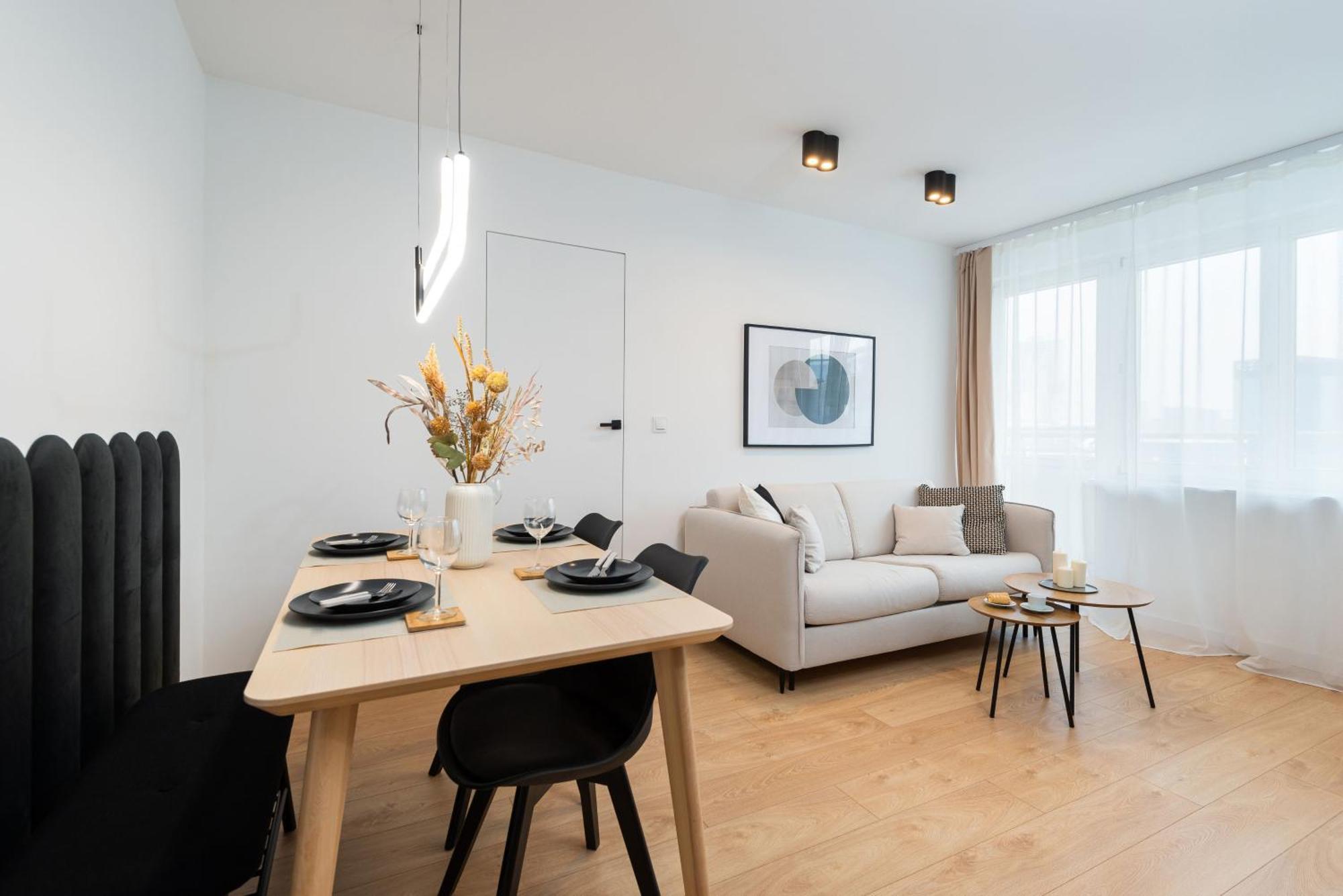 Apartmán Kairos - New York Premium- Darmowy Parking, Scisle Centrum, Spodek Katovice